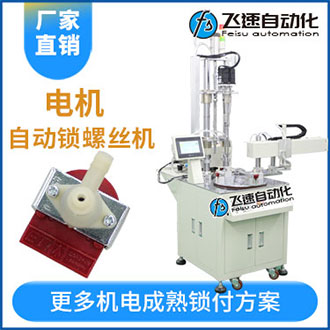 電機(jī)自動(dòng)打螺絲機(jī)案例